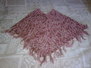 poncho ganchillo