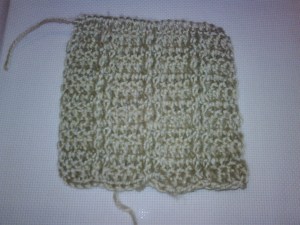 ganchillo punto relieve