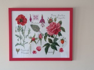 CUADRO FUCSIA Y ROSA