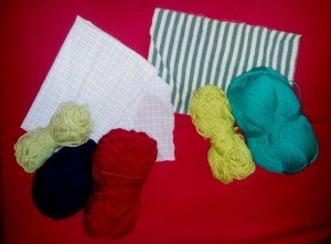 ovillos y telas