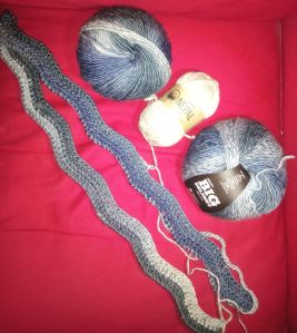 manta azul ondas+ lanas