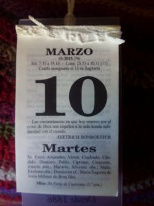 10 de Marzo