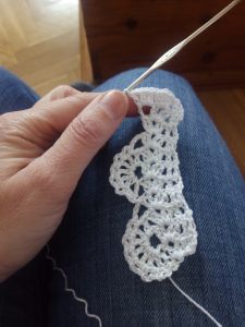 empiece puntilla blanca