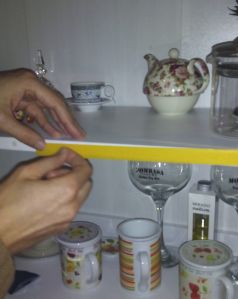 puntilla blanca cinta doble