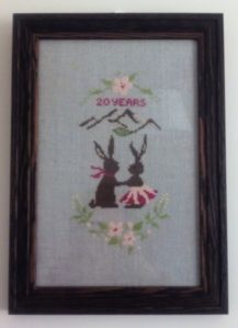 20 años enmarcado